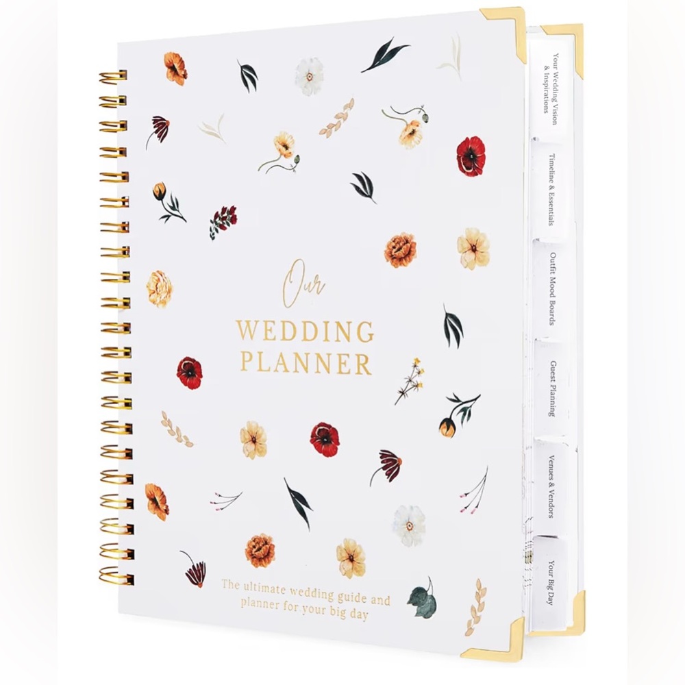NWT Nook Theory Comprehensive Wedding Planner‎ Book & Organizer